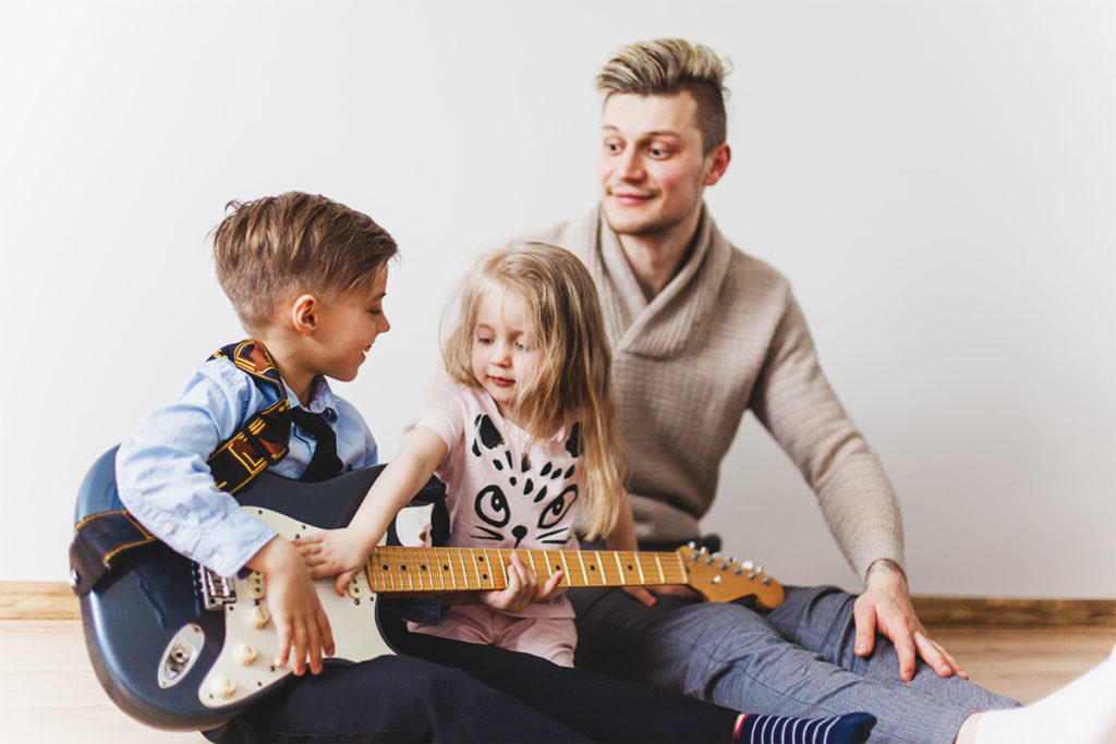 Benefici della musica suo bambini
